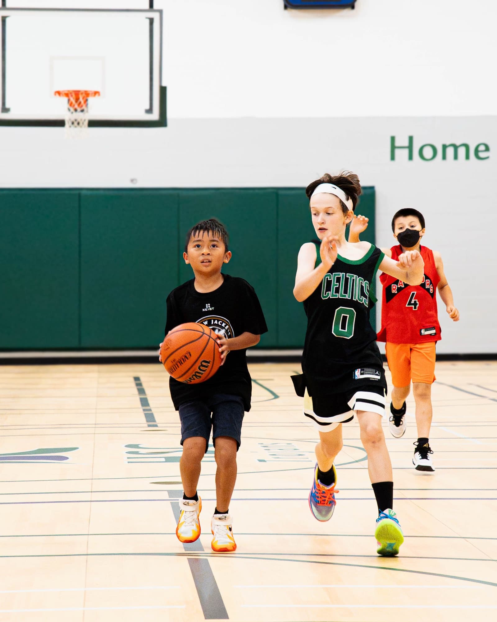 A camp game in progress